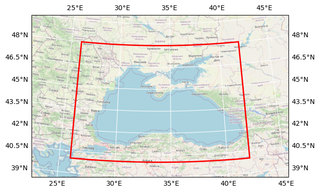 Bounding box map