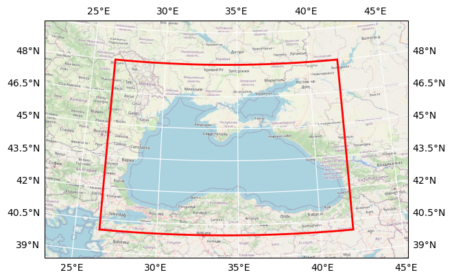 Bounding box map