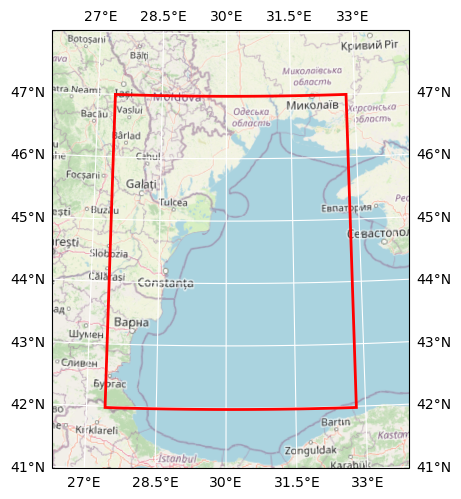 Bounding box map
