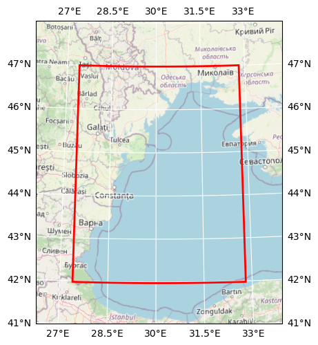 Bounding box map